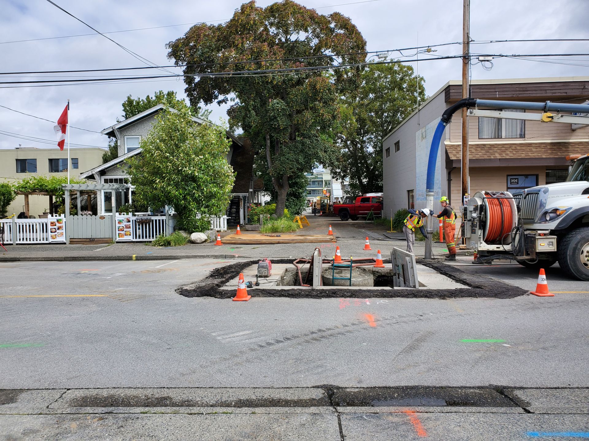 Swer Example Example of trenchless sanitary sewer installation (horizontal ...